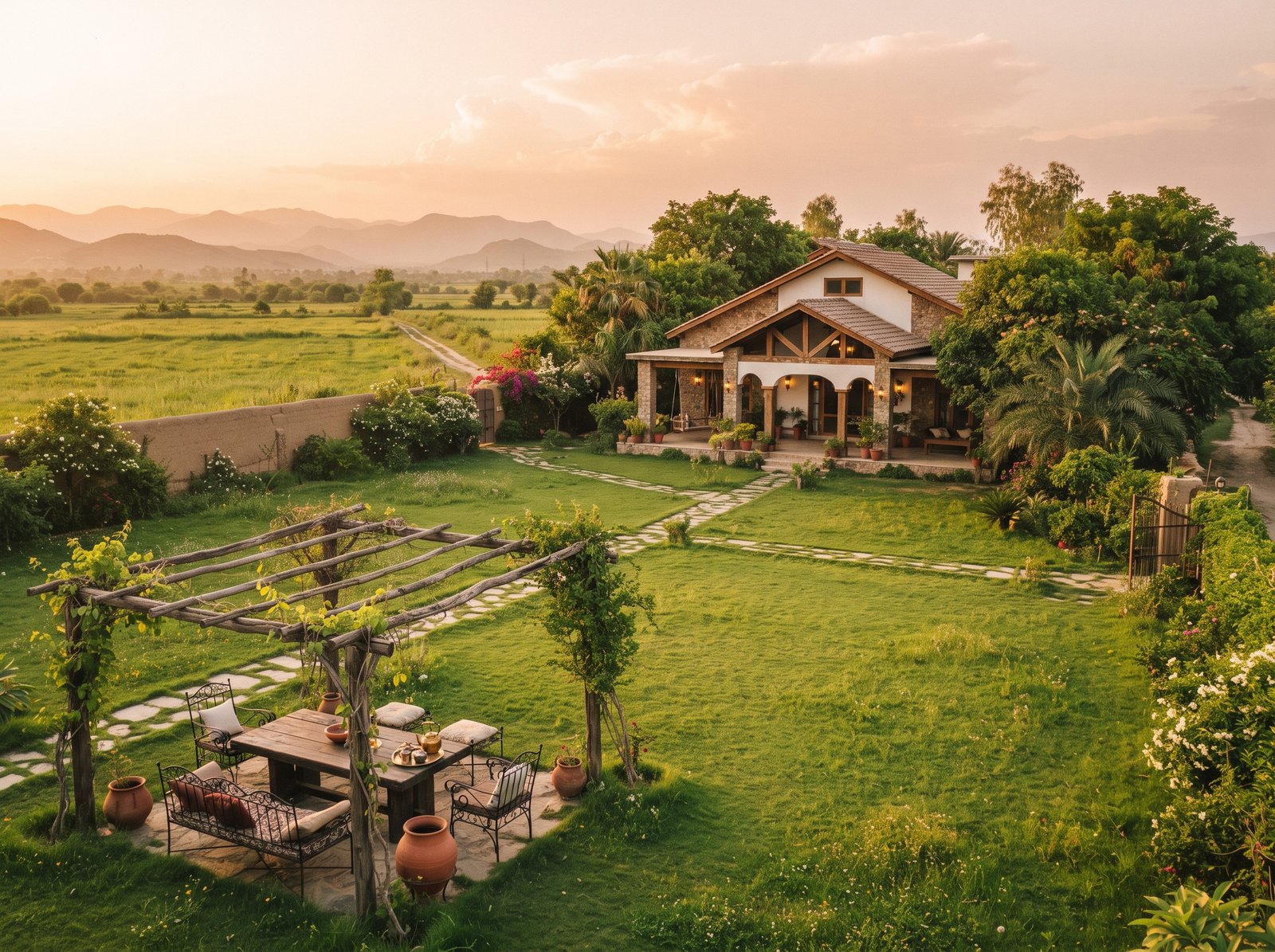 Farmhouses across Pakistan